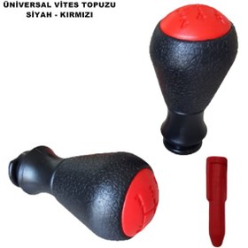 Resim Vites Topuzu Kaliteli 5 Ileri Mandalsız Siyah-Kırmızı Renk Point (551879479) 
