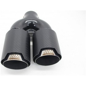 Resim Akrapoviç Çiftli Karbon Egzoz Ucu M Sport 2x90 Parlak Sağ 