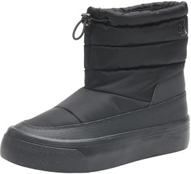 Resim Calvin Klein Büzgülü Kapitoneli Platform Kar Botu, 37, YW0YW01977, Black/Black Solid, Kadın 37 EU 