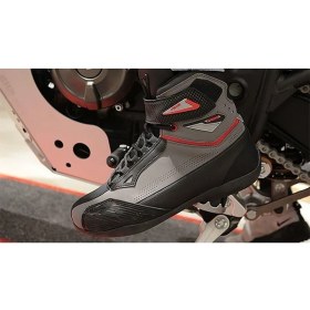 Resim Vexo Boxter Air Gri Kırmızı Motosiklet Korumalı Bot 