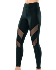 Resim Transparan Detaylı Dalgıç Tayt SiYAH 