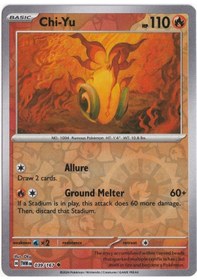 Resim Chi-yu Reverse Holo 039/167 - Twilight Masquerade - Pokemon Kartı Mint 