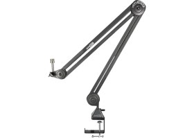 Resim N-PRO46 Yüksek Kaliteli Stüdyo Tipi Masa Mikrofon Standı Sehpası (46X46 Cm) 