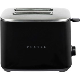 Resim Vestel Retro Siyah Ekmek Kızartma Makinesi 