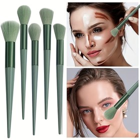 Resim 13 Parça Pudra Fırçası Seti, Kapatıcı Göz Farı Fondöten Makyaj Fırçaları, Karışık Yüz Makyaj Kit'i, Fondöten ve Allık Uygulaması İçin Uygun, Başlangıç Seviyesi ve Profesyoneller için Saklama Çantalı Profesyonel Araçlar 