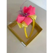 Resim Queen Accessories Neon Pembe Sarı Lolipop Süslü Anne Kız Çocuk Bebek Taç 