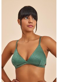 Resim Amarelle Bali Yeşil Dolgusuz Üçgen Bikini Takım Yeşil 
