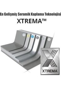 Resim Neoflam Fika Alüminyum Döküm Dikdörtgen Yanmaz Yapışmaz 2 Li Fırın Tepsisi Kek Kabı Beyaz 