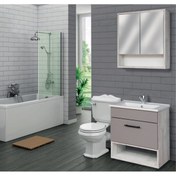 Resim DORA BANYO Dora Mdf Banyo Dolabı Byanca 