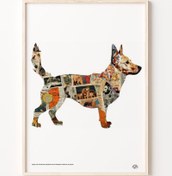 Resim Kolaj Köpek III, Poster 