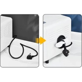 Resim Büro Ev Ofis Düzeni Için 2ADET Çok Amaçlı Kablo Düzenleyici Seti 