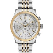 Resim Beverly Hills Polo Club BP3142X.330 Erkek Kol Saati – Silver Gold Çelik Kasa ve Kordon, Multifonksi 