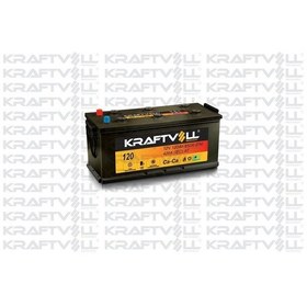 Resim Kraftvoll-18020002 - Aku 12v 120 Ah D8 510 190 225 