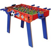 Resim Ahşap Ayaklı Langırt Masası 4 Kollu 24 Figürlü- 