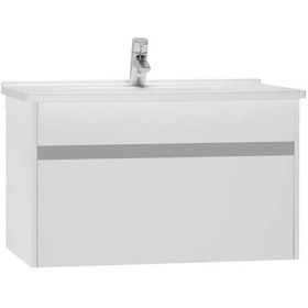 Resim Vitra S30 80 Cm Parlak Beyaz Lavabo Alt Dolabı 63329 Çok Renkli 