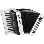Resim Hohner A16952 Bravo II 60 Akordiyon (Beyaz) 