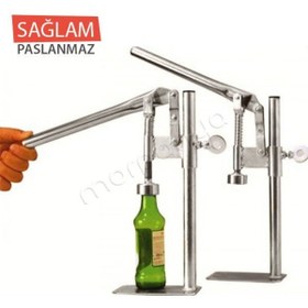 Resim Morpanya Şişe Kapağı Aleti Gazoz Soda Kapatma Makinası Kapak Sıkma Makinesi Soda Kapağı Aleti TK873 
