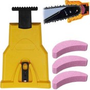 Resim Testere Bileyici, 3 Bileme Taşlı Testere Bileyici Seti, Oduncu, Çim Biçme Makinesi, Testere İçin Hızlı Ağaç İşleme Aletleri 