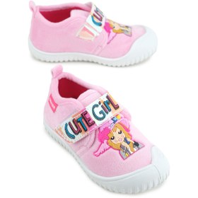 Resim Gezer Kışlık Cırtlı Ayarlanabilir Rahat Taban Kız Çocuk Panduf Ayakkabı 