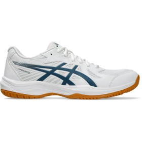 Resim Asics Upcourt 6 Erkek Beyaz Voleybol Ayakkabısı 1071A104-100 