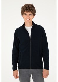 Resim U.S. Polo Assn. Erkek Lacivert Basic Polar Hırka 50298066-VR033 