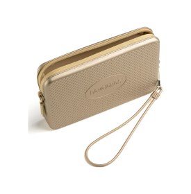 Resim Havaianas Mini Bag Plus Cool Metalik Altın Plaj Çantası Açık Bej 