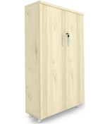 Resim Modüler Dünyası Kapaklı Kitaplık Dosya Dolabı Meşe - 80X38X153 (307779823) Meşe 