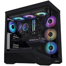 Resim Lian Li Vector V100r G99.v100rx.00 Argb Fanlı Siyah E-atx Oyuncu Kasası 
