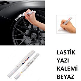 Resim Paint Roller Lastik Yazma Kalemi - Beyaz 