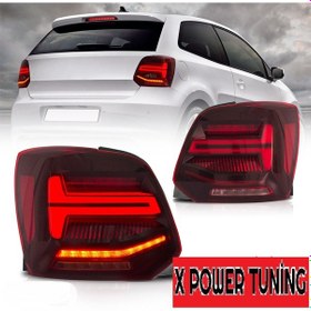 Resim Vw Polo 6C 2014-2017 Audi Dizayn Kırmızı Ledli Stop 