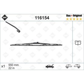 Resim Valeo NRTMSA SILECEK SUPURGESI ON SAG 550mm MERCEDES VITO W638 97 (222814) 03 SWF 