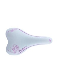 Resim Hsgl Bisiklet Sele Flower Beyaz Pembe Çocuk Sele Ddk Sle 242 Beyaz 