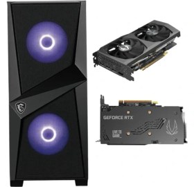Resim Pcbox Msı Intel Core I5 12400F / Rtx 3060 12 GB / 16 GB Ddr4 / 1 Tb M2 SSD / 12400V12 / Gamıng Masaüstü Pc 