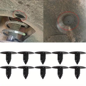 Resim 10 Adet Araba Plastik Tekerlek Kemer Astarı Çamurluk Koruma Klipsleri Oto Aksesuarları 7703077435 Clio Scenic Megane Spruce İçin 