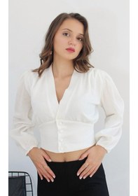 Resim Mois Atelier Beyaz Gömlek, Tasarım, Hediye, Büyük Beden Beyaz 