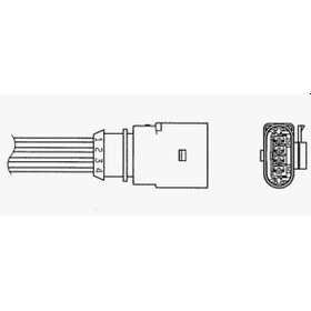 Resim SÜPSAN SX0020-02 SÜPSAN OKSİJEN SENSÖRÜ BEETLE 1.8T 01-10 470MM 