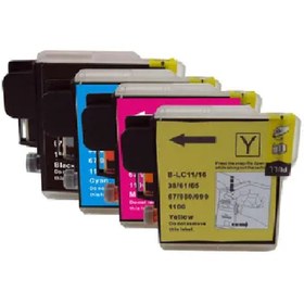 Resim Brother LC38-LC67-LC980-LC1100 4 Renk Kartuş Seti / Brother MFC-250C/MFC-255CW Yazıcı Uyumlu 