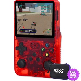 Resim CONSOLEX R36S Retro El Oyun Konsolu – 3,5" IPS Ekranlı, 15.000+ Oyun Yüklü, Taşınabilir Cihaz - Kırmızı 