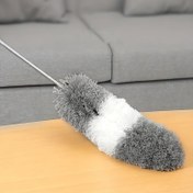 Resim 1.4" Ultra İnce Lifli Toz Alma Aleti - Paslanmaz Çelik Saplı, Tavan, Fan ve Mobilya Temizliği İçin İdeal - Ev Kullanımı, Banyo, Mutfak, Oturma Odası, Yatak Odası, Tuvalet için Mükemmel - Elektriksiz veya Gereksinim Yok, Modern Toz Alma Aracı | Dayan 