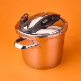 Resim Korkmaz A163 Vertex Düdüklü Tencere - Siyah / Gri - 22 cm 