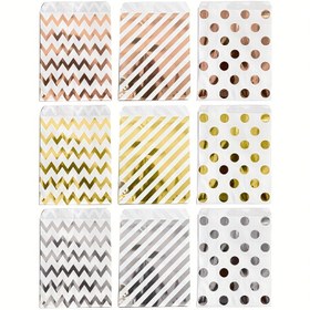 Resim 25 Pcs 13x18cm 5x7inch Gift Bags Candy Gift Wedding Decoration Bags, Kraft Bags, Retail Bags, Birthday Party Bags, Small Plain Brown Paper Bags Bulk 