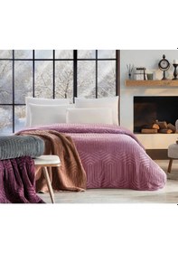 Resim Özdilek Prestige Kalın Embos Çift Kişilik Battaniye 220x240 -lila Lila 