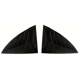 Resim Dashanshop Tesla Model Y Arka Tavan Penceresi Bright Black Abs Plastik Dekoratif Koruma Kapama 