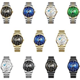 Resim Sones Yazole 279 İş Günlük Analog Kuvars Çift Saati Siyah Tepsi Siyah Kemer Küçük 