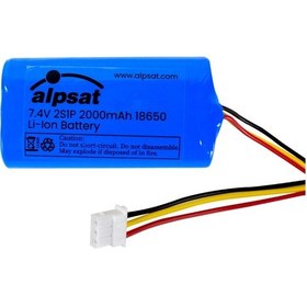 Resim Alpsat 7.4 Volt 2200Mah 18650 Uydu Bulucu Pil 