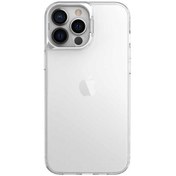 Resim CaseWorld Uyumlu Iphone 14 Pro Max Kapak Lens Standlı Sararmaz Şeffaf Silikon Kılıf - Gümüş 