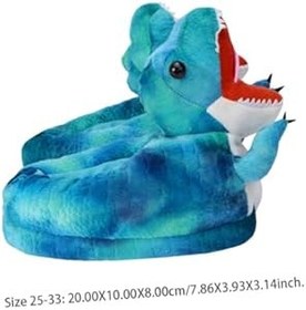 Resim Baluue Sıcak Pamuklu Terlikler İç Mekan Sonbahar Kış Yumuşak Konforlu Erkek Kız ve Yetişkinler 