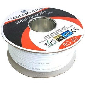 Resim Cablemaster Rg6U4 Anten Kablosu 100Metre 64Tel 
