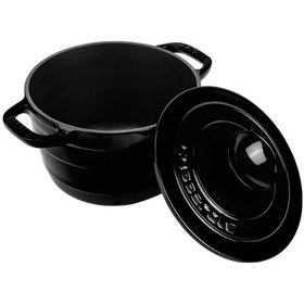 Resim Lava Döküm Yuvarlak Tencere Döküm Demir Kapak Experience Serisi Çap(Ø)23cm 