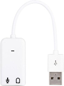 Resim Genel Markalar Ses Kartı Çevirici 7+1 Dönüştürücü Laptop Harici Ses Kartı 